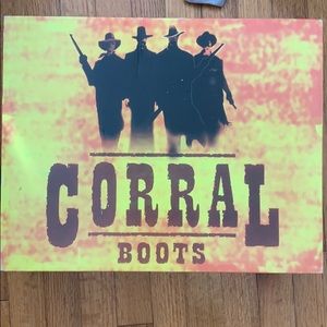Corral short calf hair boots